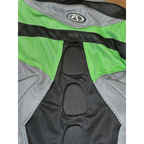 Men's FieldSheer Size S Black/Green Mesh Armored/Padded Motorcycle Riding Jacket - Picture 5 of 9